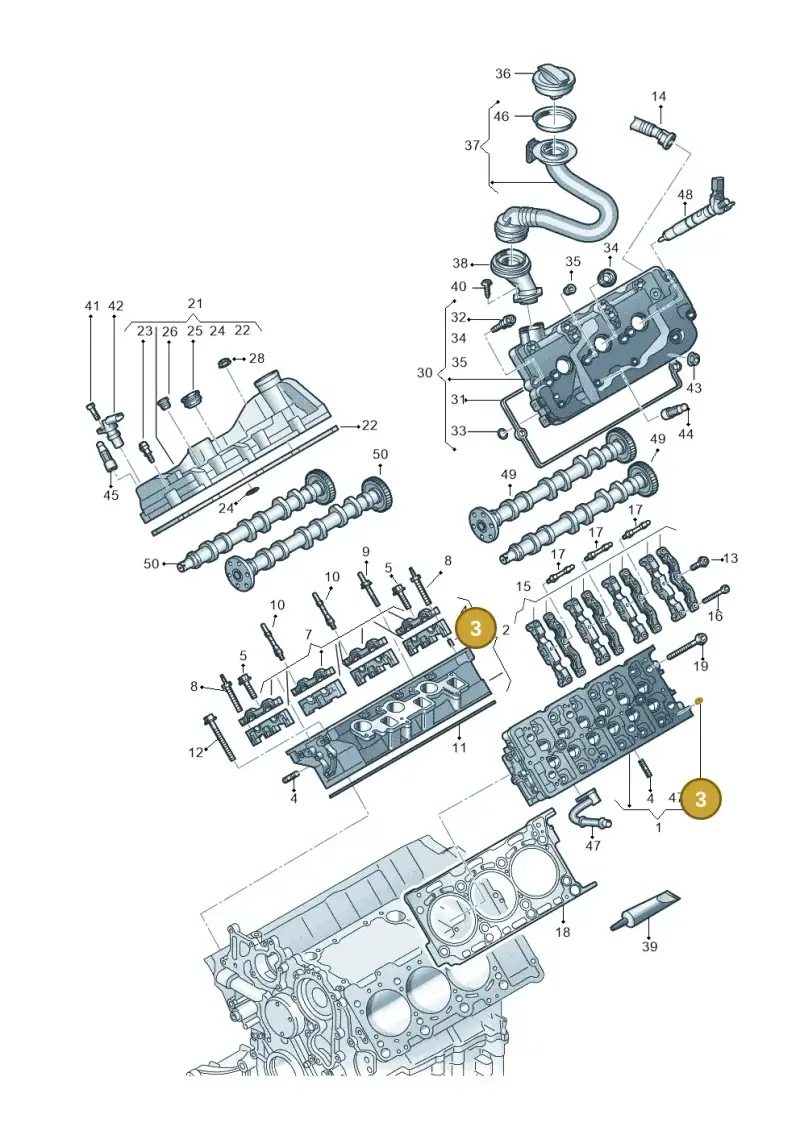 059103139B — Audi Q8 Quattro 3,0 (2018-) diagram 429103580, position 3