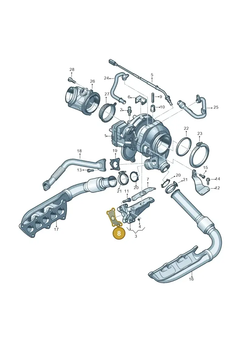 059103147T — Audi Q8 Quattro 3,0 (2018-) diagram 849145350, position 8