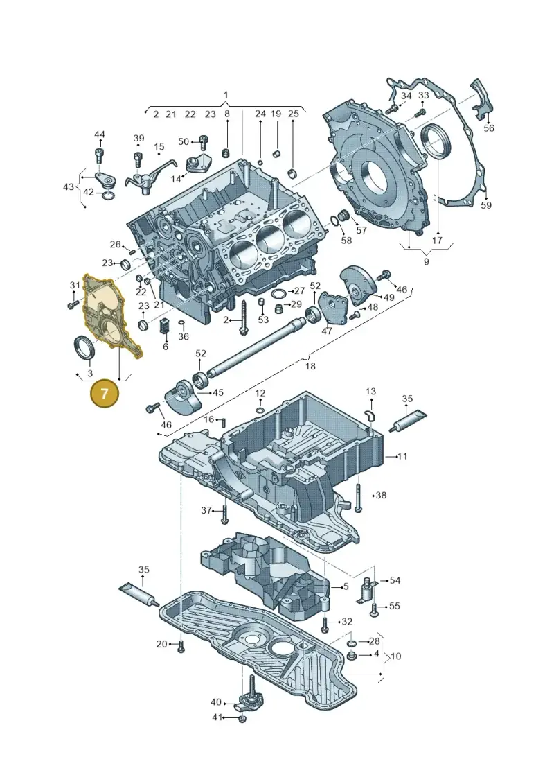 059103150AJ — Audi A4                08> (2007-) diagram 620103330, position 7