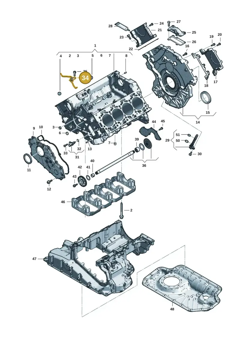 059103158R — Audi Q8 Quattro 3,0 (2018-) diagram 429103059, position 34