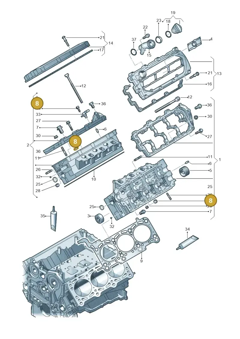 059103377 — Audi Q7 qu. 3.0 TDI (2009-2015) diagram 448103550, position 8