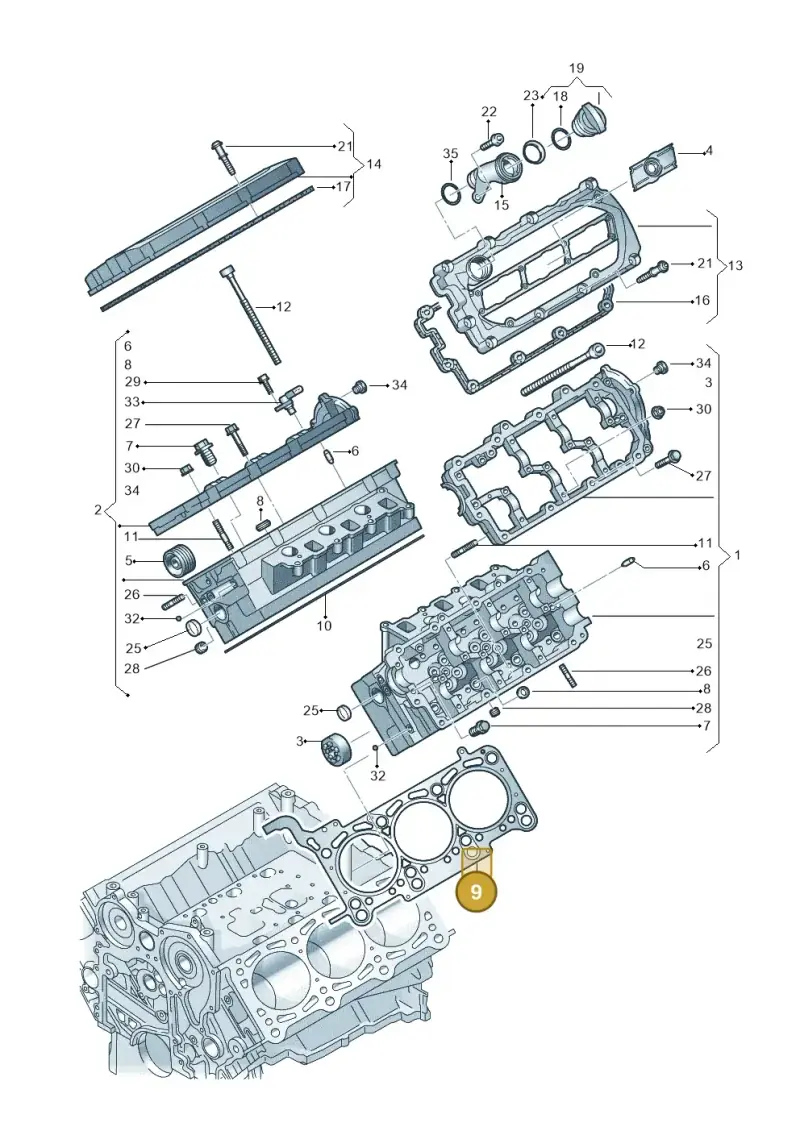 059103383CQ — Audi A5/S5 Coupe       08> (2007-) diagram 620103400, position 9