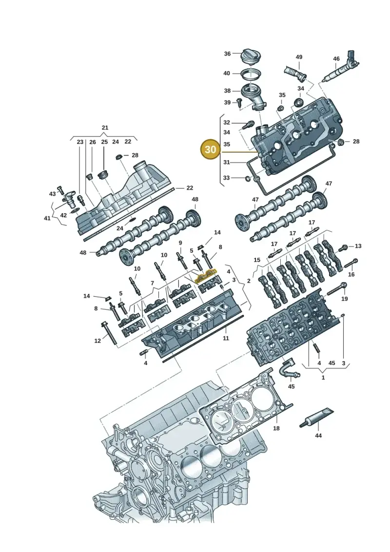 059103469DB — Audi A6 2.0 (2018-) diagram 897103059, position 30
