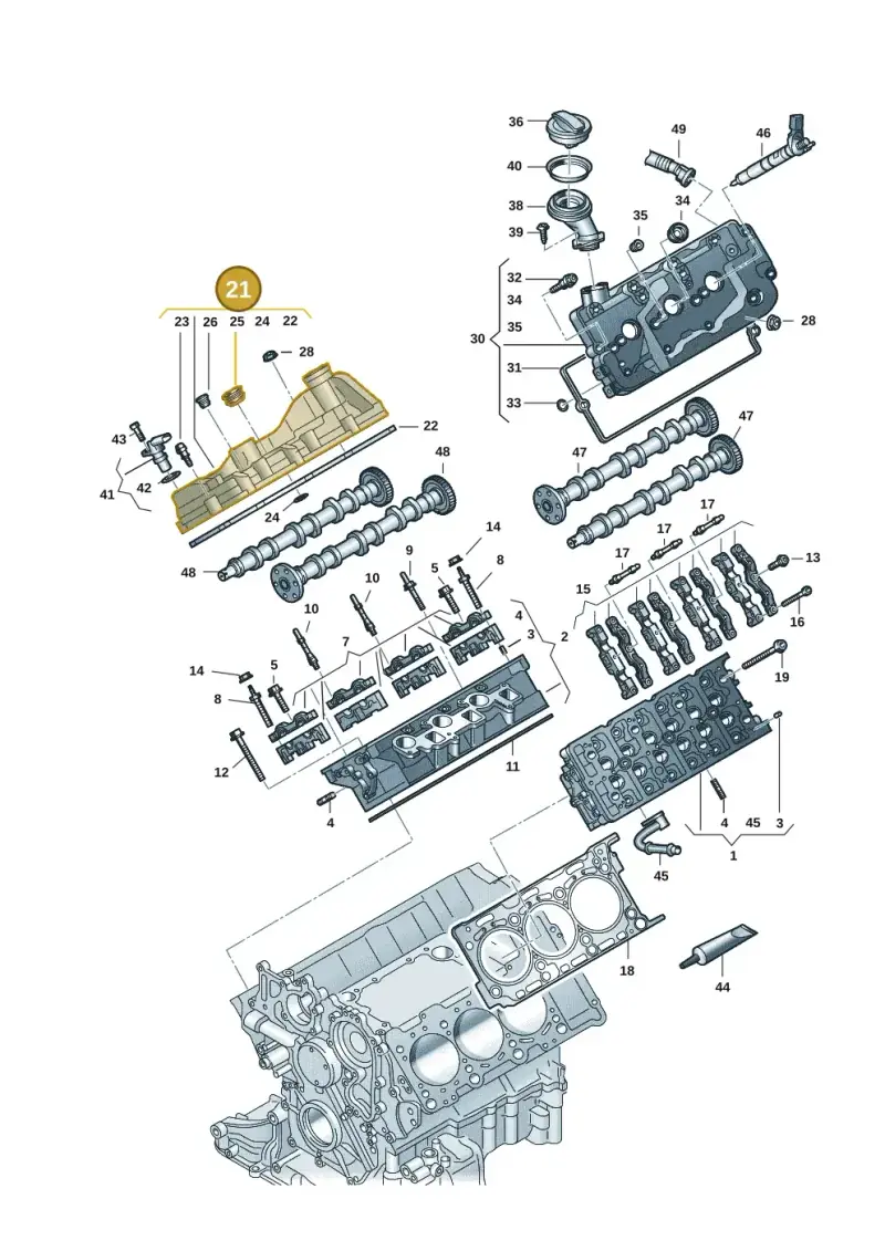 059103470CP — Audi A7 Sportback (2018-) diagram 897103059, position 21