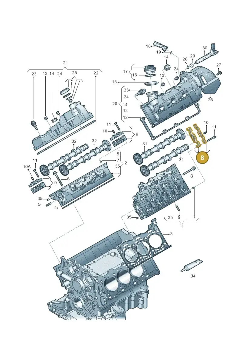 059103959B — Audi A7 Sportback (2014-2018) diagram 675103550, position 8