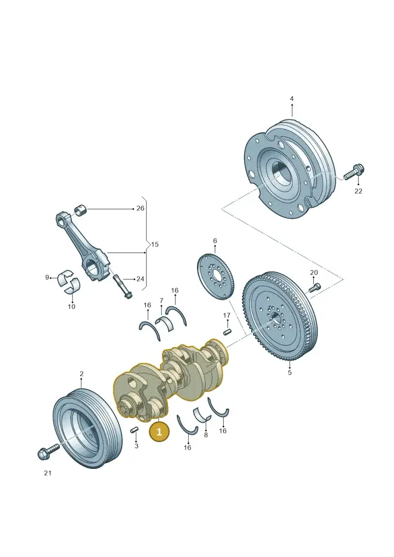 059105019CL — Audi A5 Sportback (2016-2025) diagram 788105570, position 1