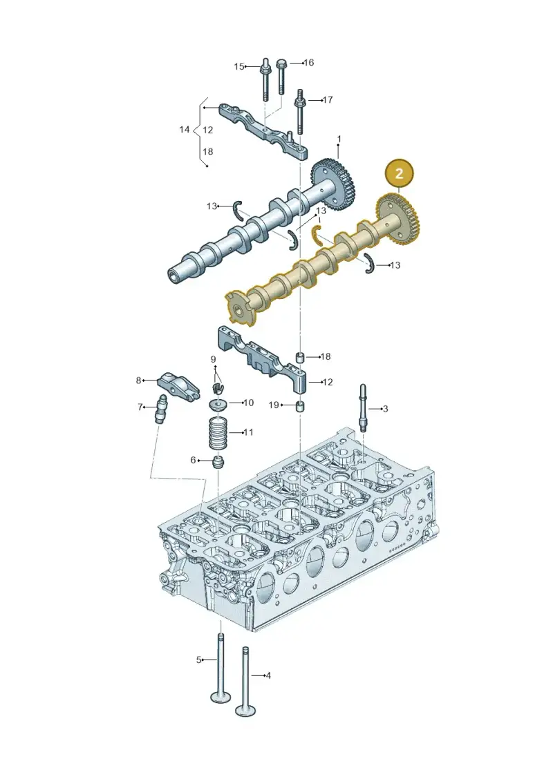 059109007DP — Audi Q8 Quattro 3,0 (2018-) diagram 896109500, position 2