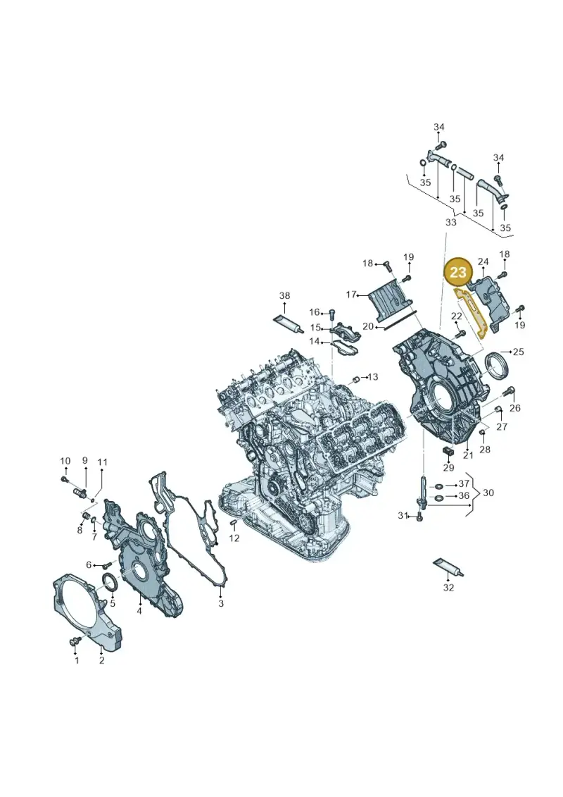 059109091N — Audi Q8 Quattro 3,0 (2018-) diagram 896103560, position 23