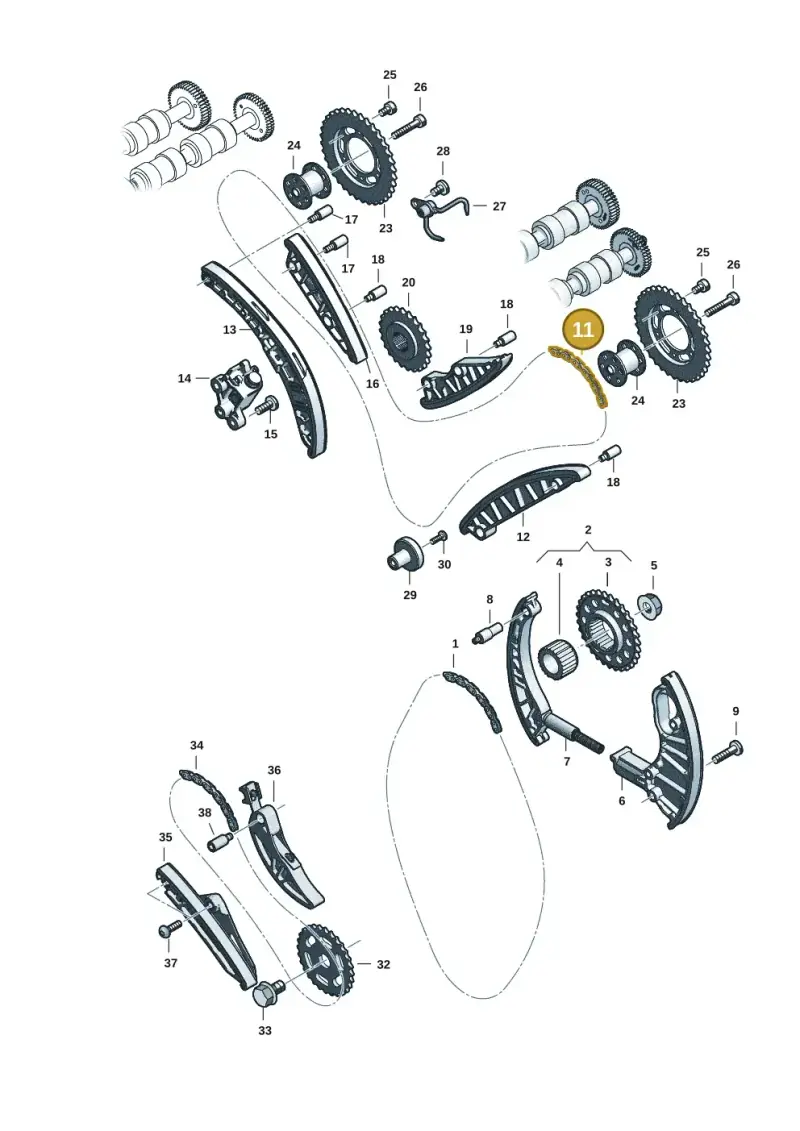 059109229AK — Audi Q8 Quattro 3,0 (2018-) diagram 429109057, position 11