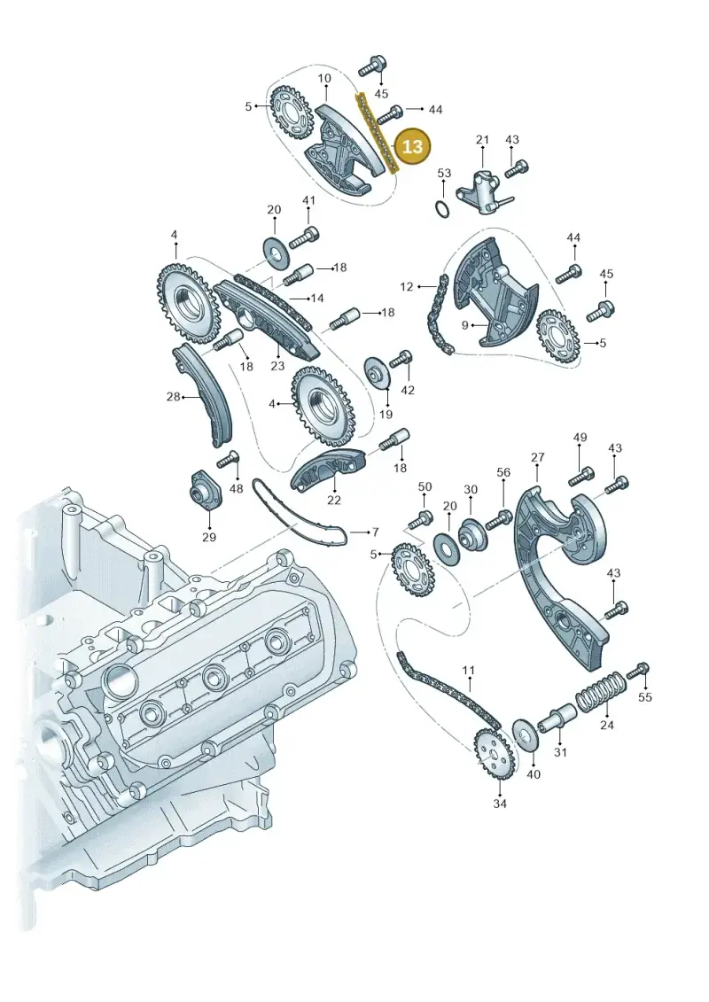 059109229K — Audi A8/S8/qu. lang    08> (2007-) diagram 448109700, position 13