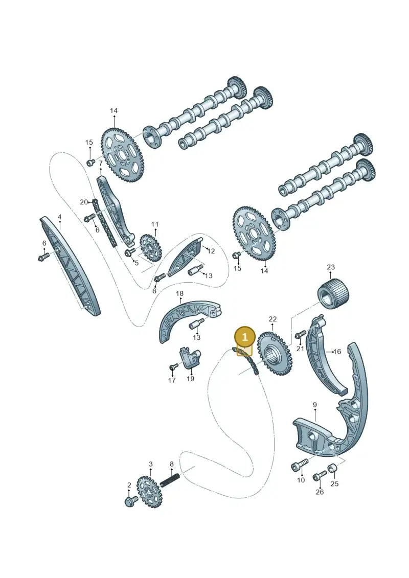 059109252 — Audi A7 Sportback (2014-2018) diagram 675109550, position 1