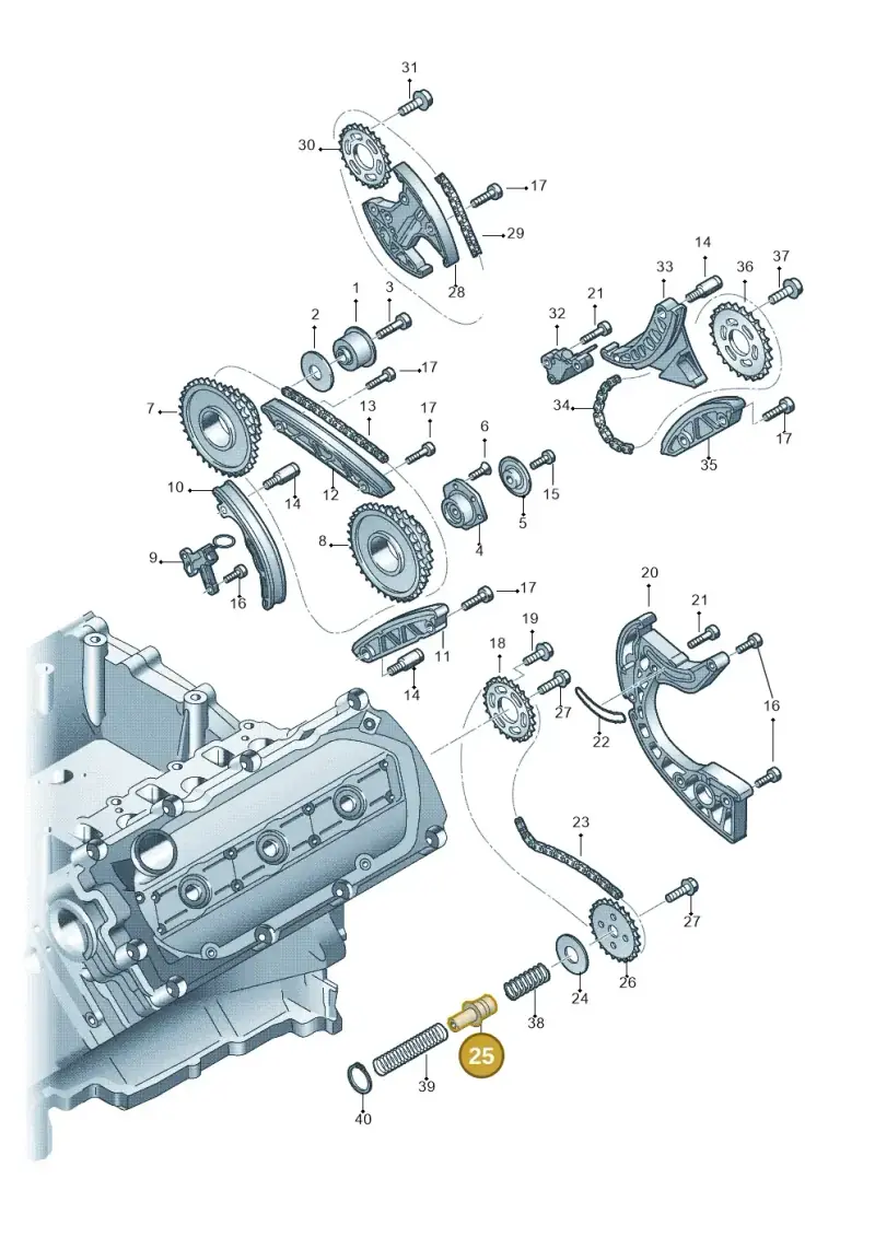 059109341A — Audi Q7 qu. 3.0 TDI (2009-2015) diagram 620109700, position 25