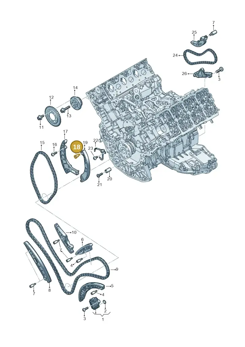059109426AA — Audi Q8 Quattro 3,0 (2018-) diagram 896109050, position 18
