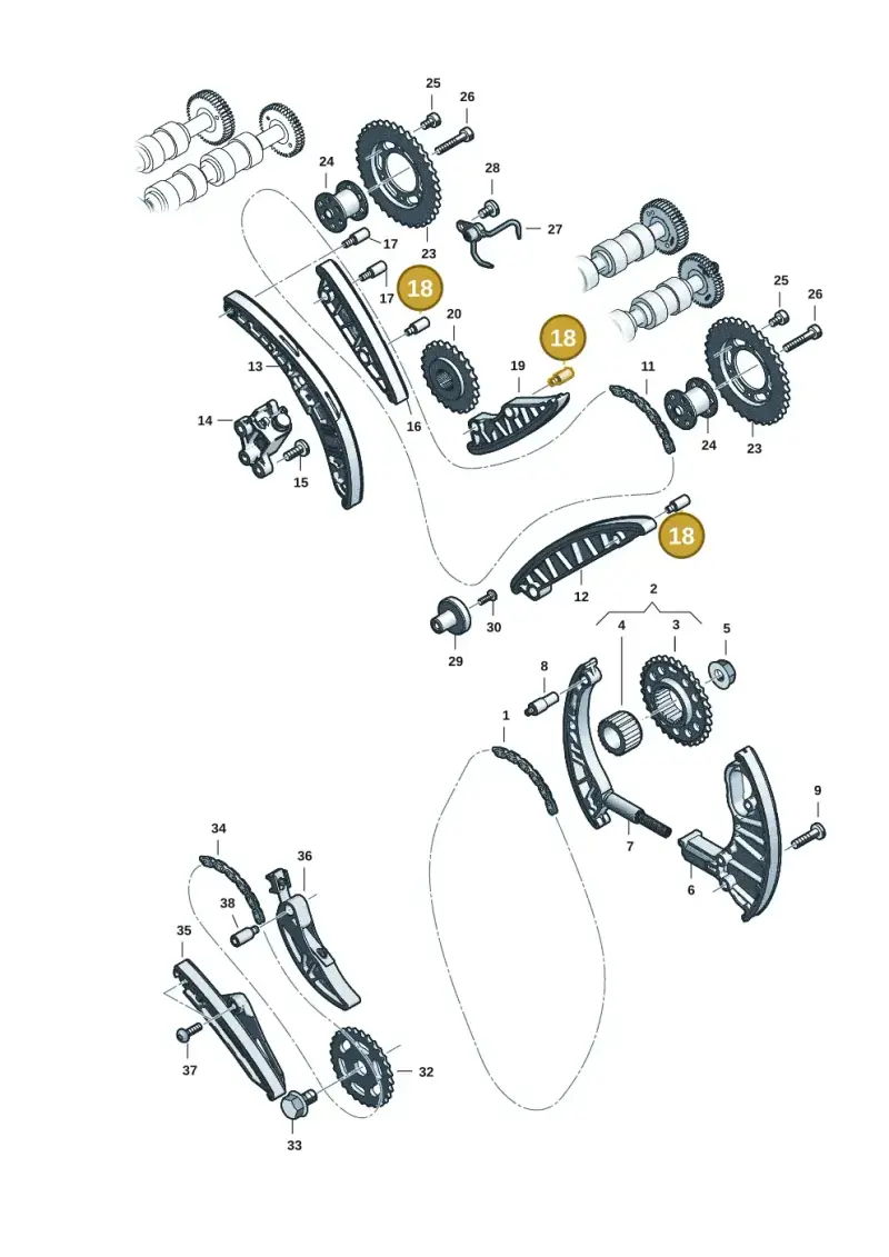 059109426S — Audi Q8 Quattro 3,0 (2018-) diagram 429109057, position 18