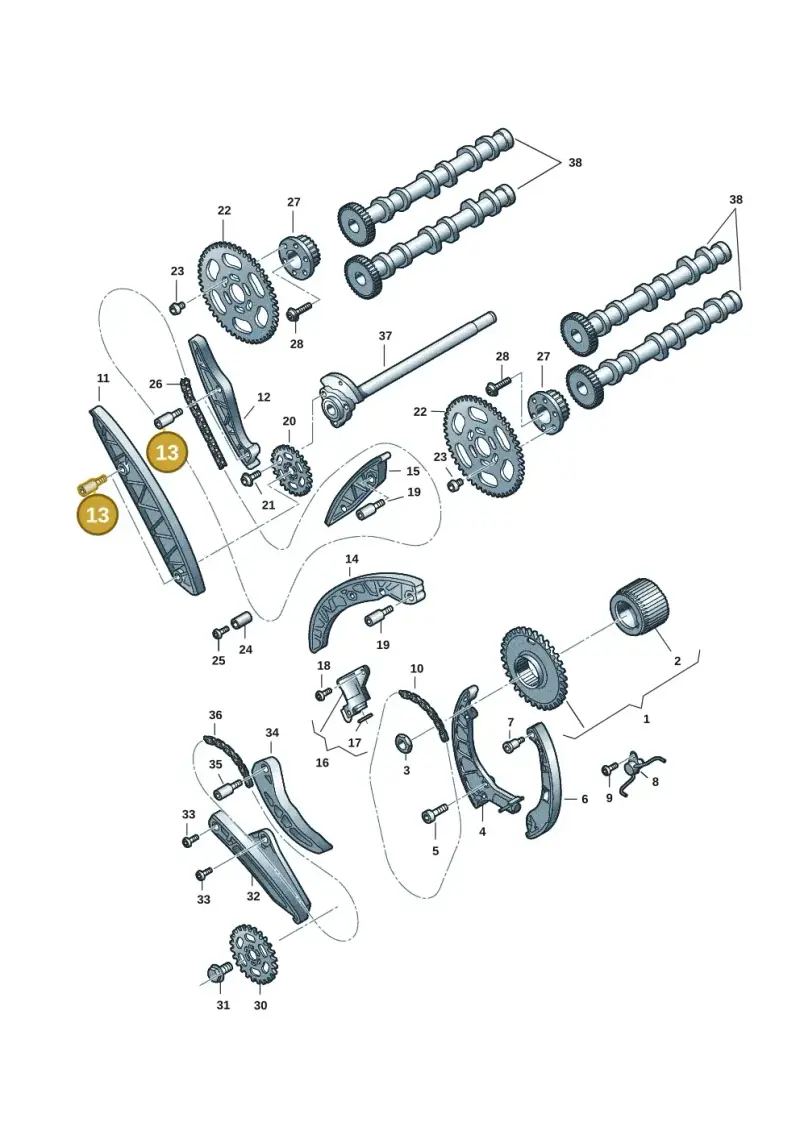 059109426S — Audi Q8 Quattro 3,0 (2018-) diagram 897109057, position 13