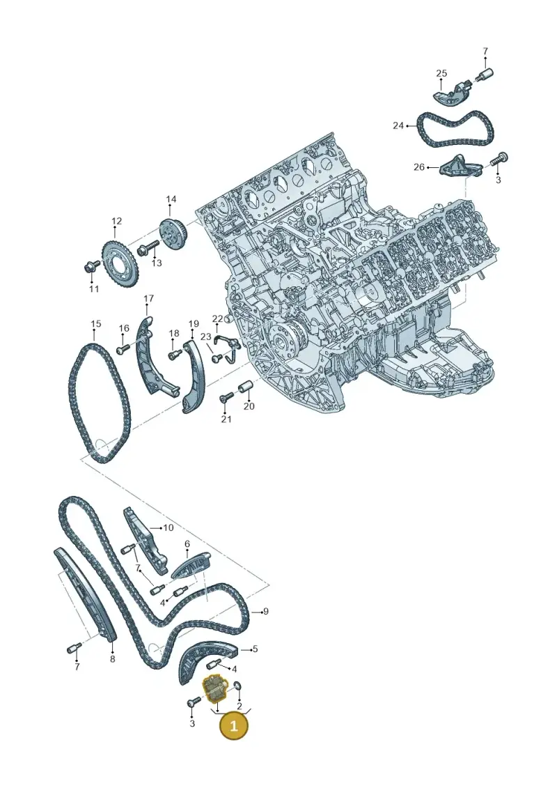 059109467BB — Audi Q8 Quattro 3,0 (2018-) diagram 896109050, position 1