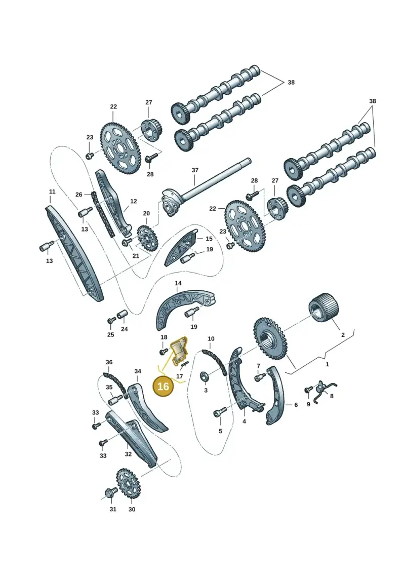 059109467BB — Audi Q8 Quattro 3,0 (2018-) diagram 897109057, position 16