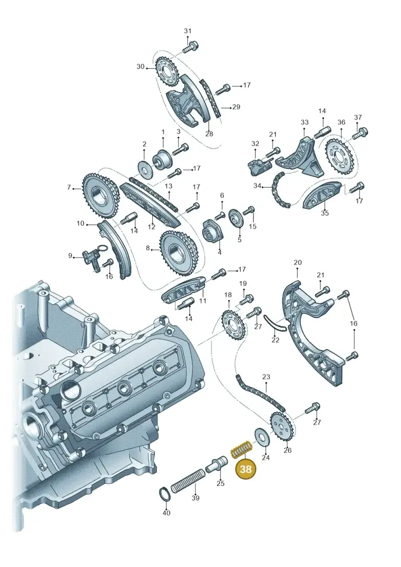 059109481 — Audi Q7 qu. 3.0 TDI (2009-2015) diagram 620109700, position 38