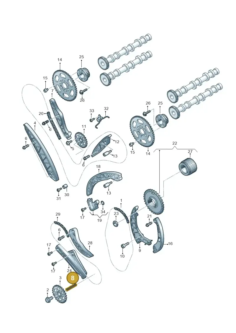 059109481 — Audi Q7 qu. 3.0 TDI (2015-2019) diagram 788109560, position 8
