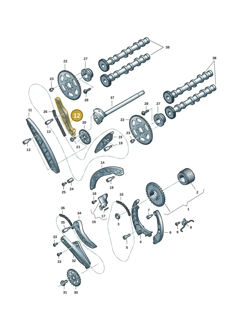 059109513N — Audi Q8 Quattro 3,0 (2018-) diagram 897109057, position 12