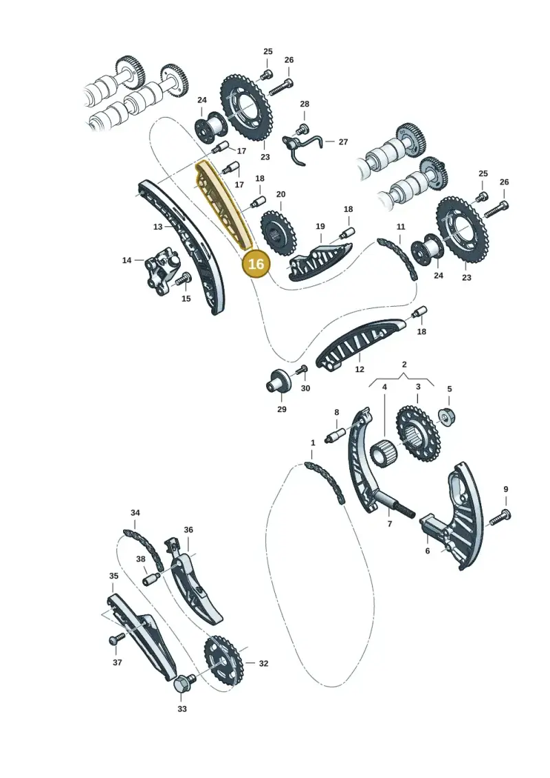 059109514N — Audi Q8 Quattro 3,0 (2018-) diagram 429109057, position 16
