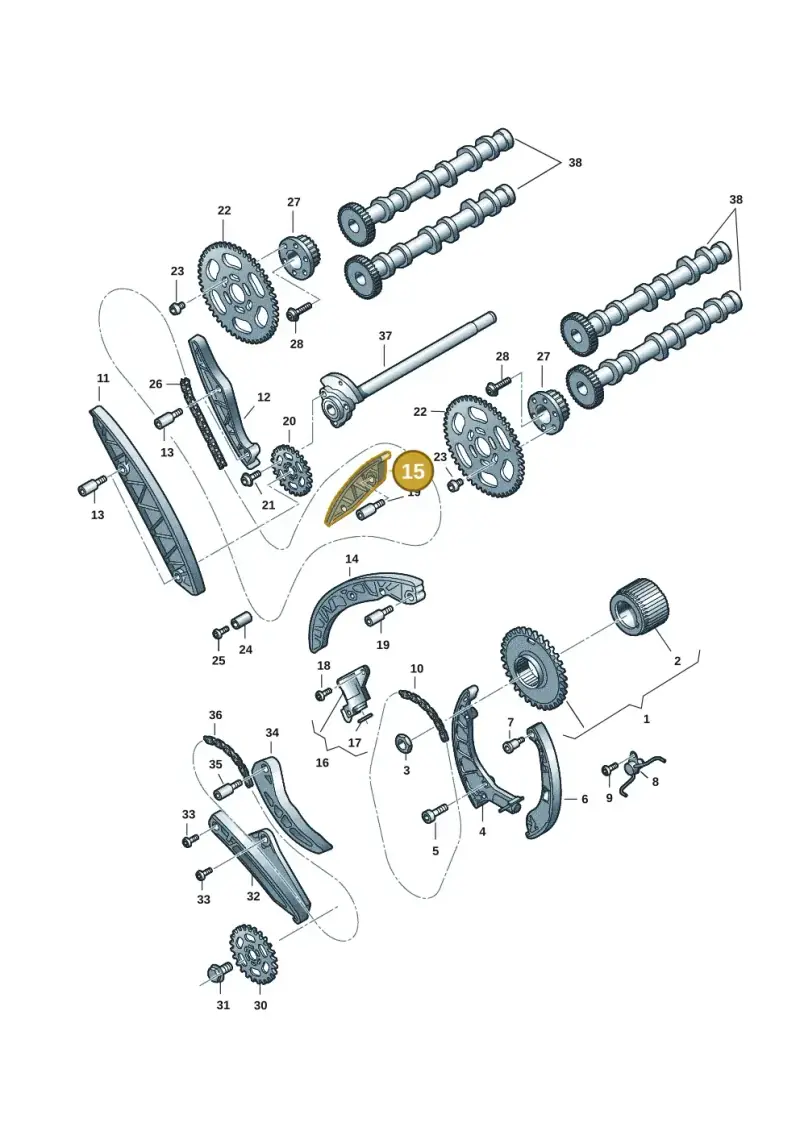 059109514N — Audi Q8 Quattro 3,0 (2018-) diagram 897109057, position 15