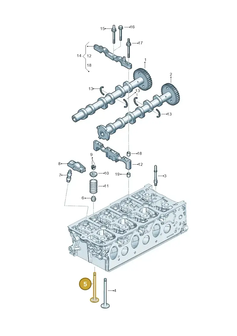 059109611AR — Audi Q8 Quattro 3,0 (2018-) diagram 896109500, position 5