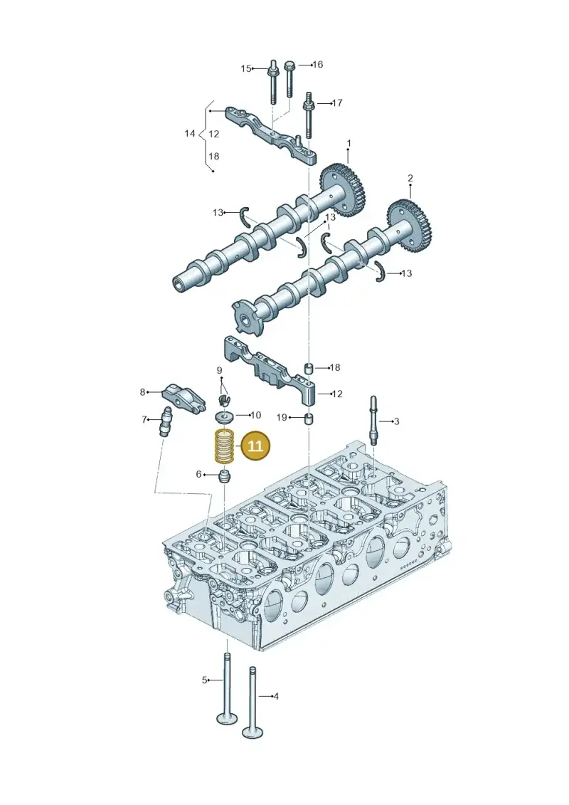 059109633AC — Audi Q8 Quattro 3,0 (2018-) diagram 896109500, position 11