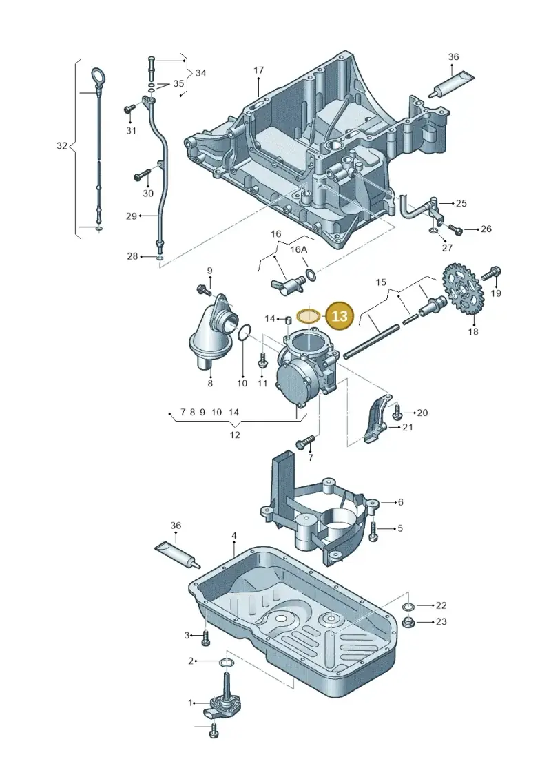 059115111A — Audi A7 Sportback (2014-2018) diagram 675115560, position 13