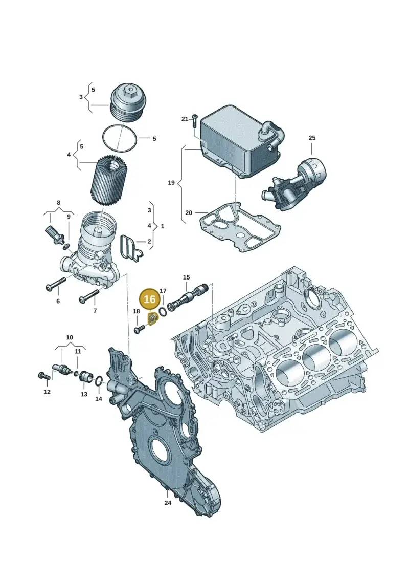 059115423E — Audi Q8 Quattro 3,0 (2018-) diagram 897115057, position 16