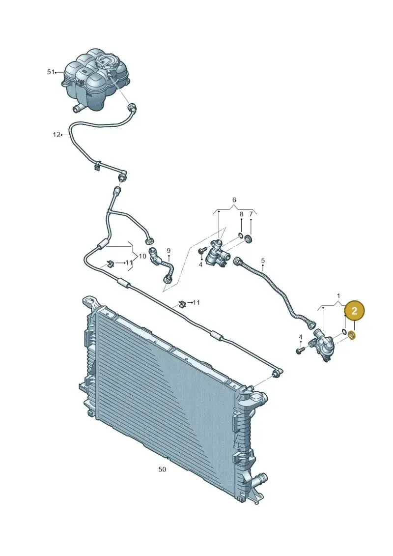 059121043F — Audi Q8 Quattro 3,0 (2018-) diagram 859121600, position 2