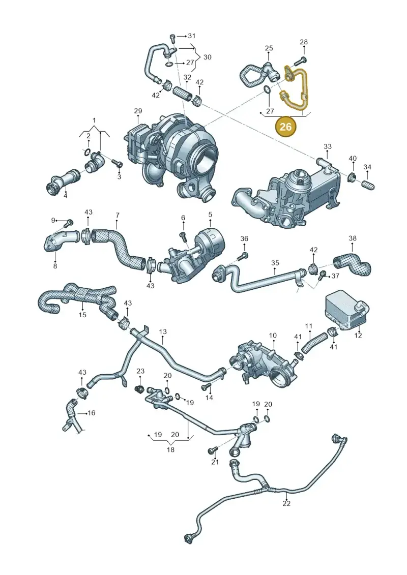 059121065FL — Audi Q5 (2016-2020) diagram 896121880, position 26