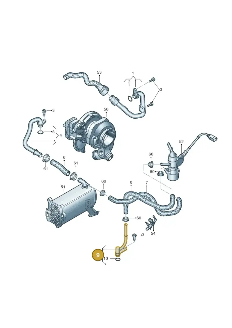 059121597N — Audi Q8 Quattro 3,0 (2018-) diagram 859121260, position 9