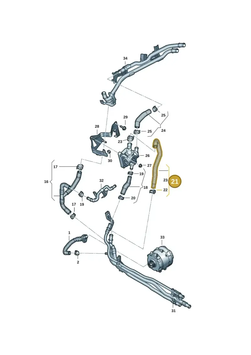 059122445F — Audi Q8 Quattro 3,0 (2018-) diagram 859121186, position 21