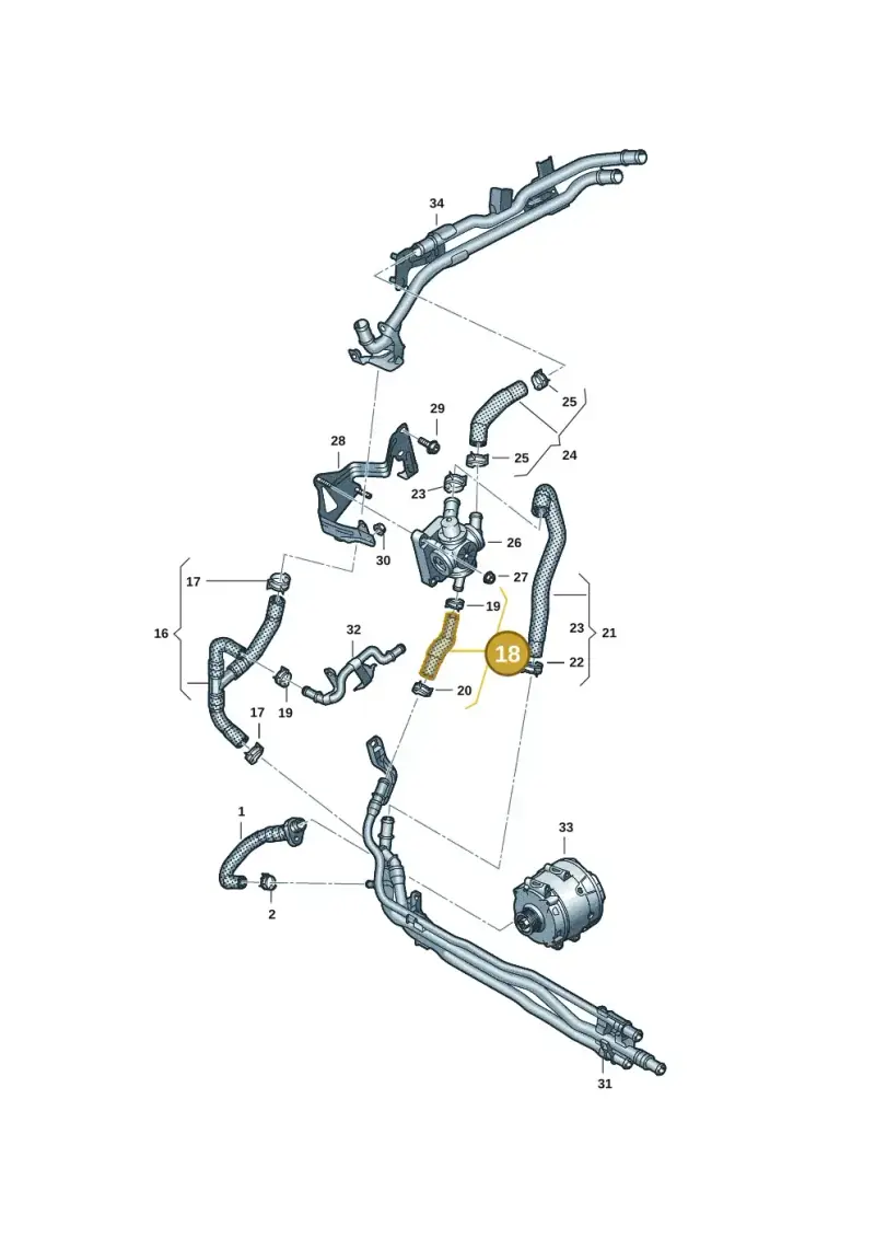 059122920E — Audi Q8 Quattro 3,0 (2018-) diagram 859121186, position 18