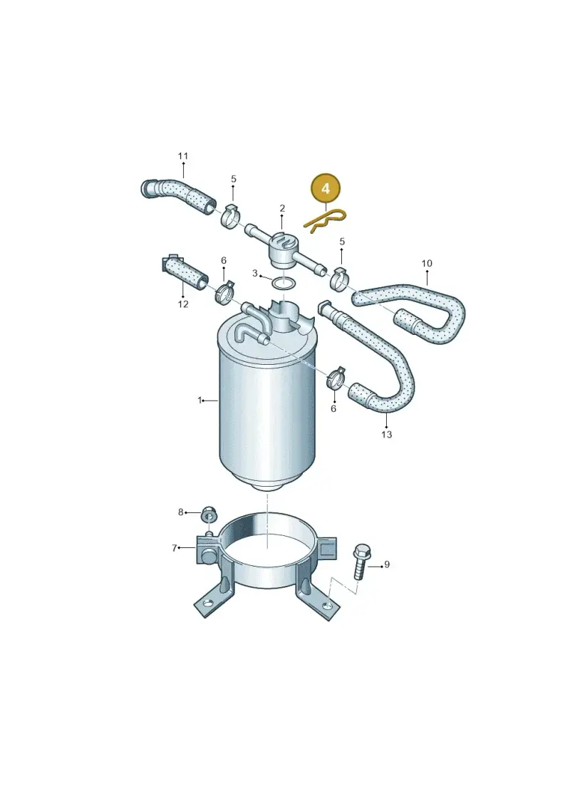 059127250A — Audi A2 (2000-2005) diagram 248127300, position 4