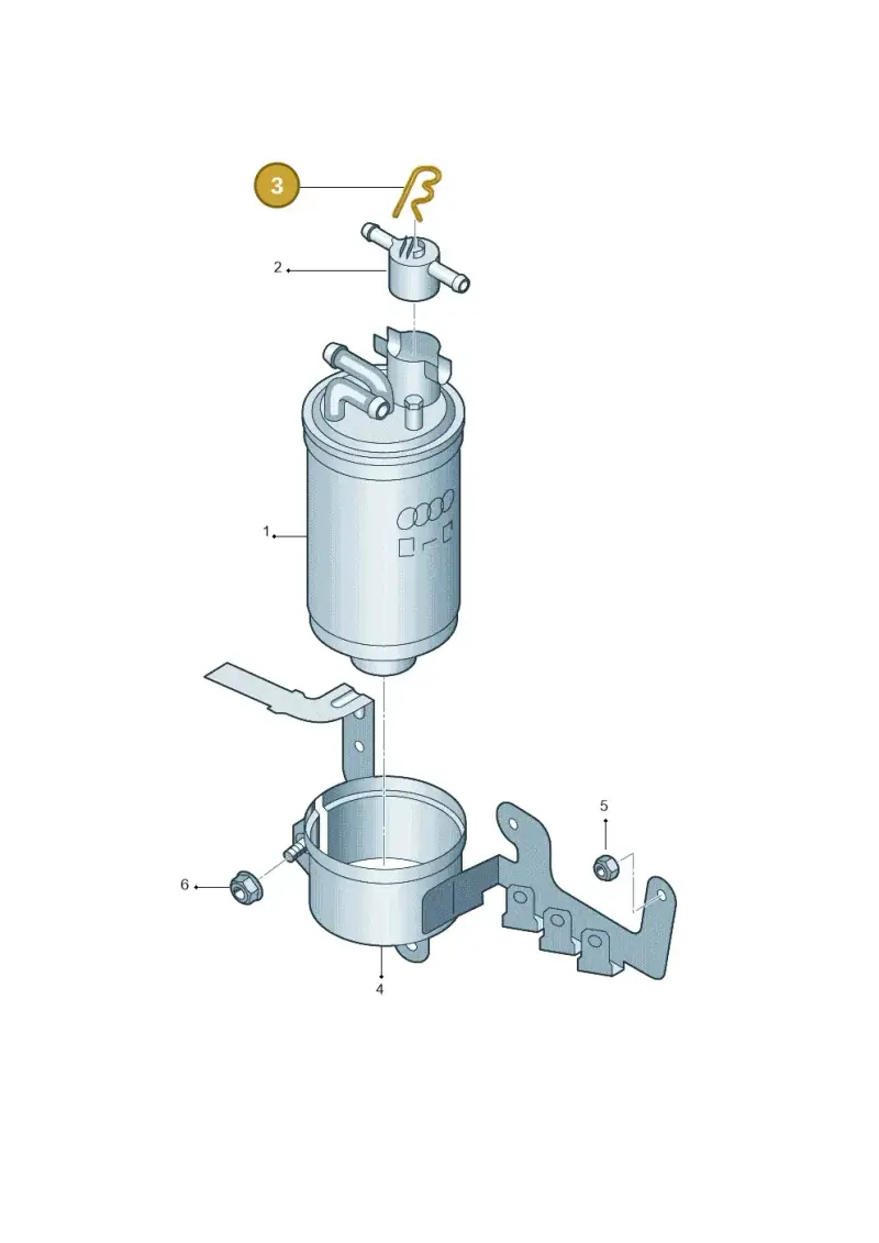 059127250A — Audi A6/Wagon/quattro (2001-2004) diagram 260127350, position 3