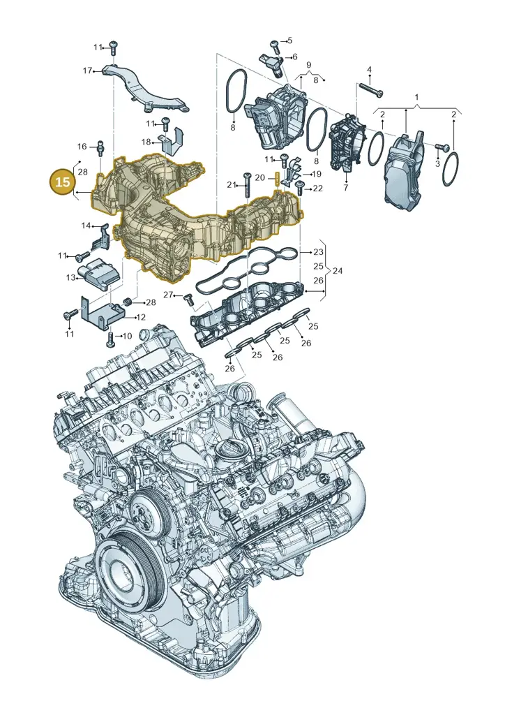 059129711EF — Audi Q8 Quattro 3,0 (2018-) diagram 896129080, position 15