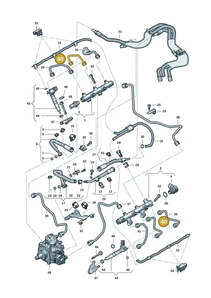 059130241EH — Audi Q8 Quattro 3,0 (2018-) diagram 738130901, position 40