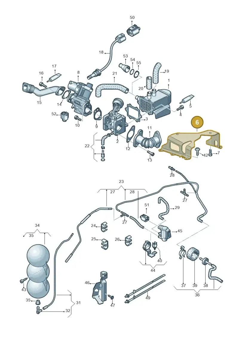 059131035B — Audi A5/S5 Coupe       08> (2007-) diagram 620131500, position 6