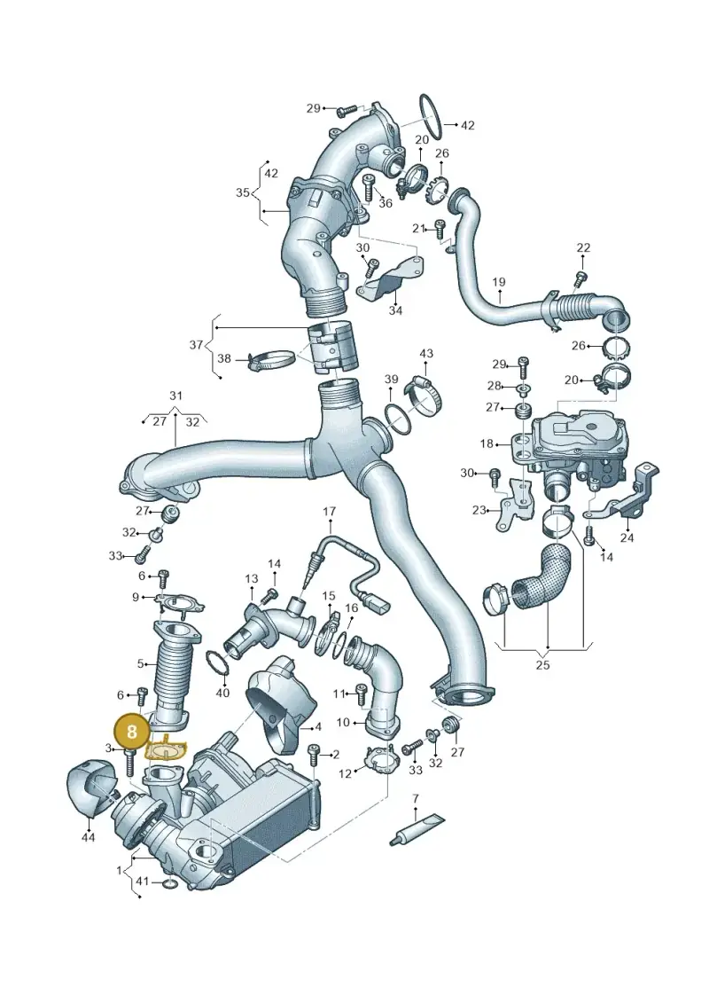 059131358G — Audi Q8 Quattro 3,0 (2018-) diagram 859131350, position 8