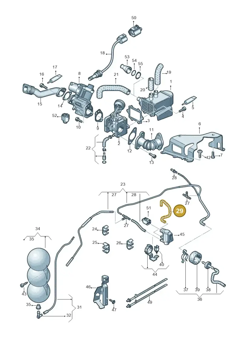 059131492AE — Audi A5/S5 Coupe       08> (2007-) diagram 620131500, position 29