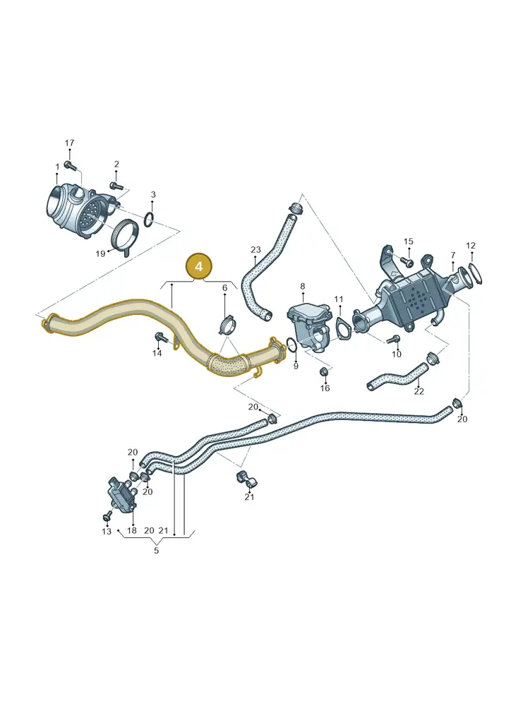 059131509Q — Audi Q8 Quattro 3,0 (2018-) diagram 897131450, position 4