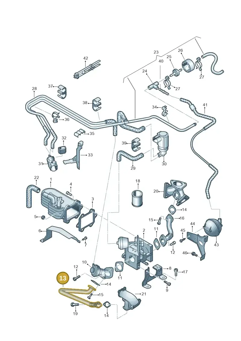 059131525AC — Audi Q7                07> (2006-) diagram 274131600, position 13