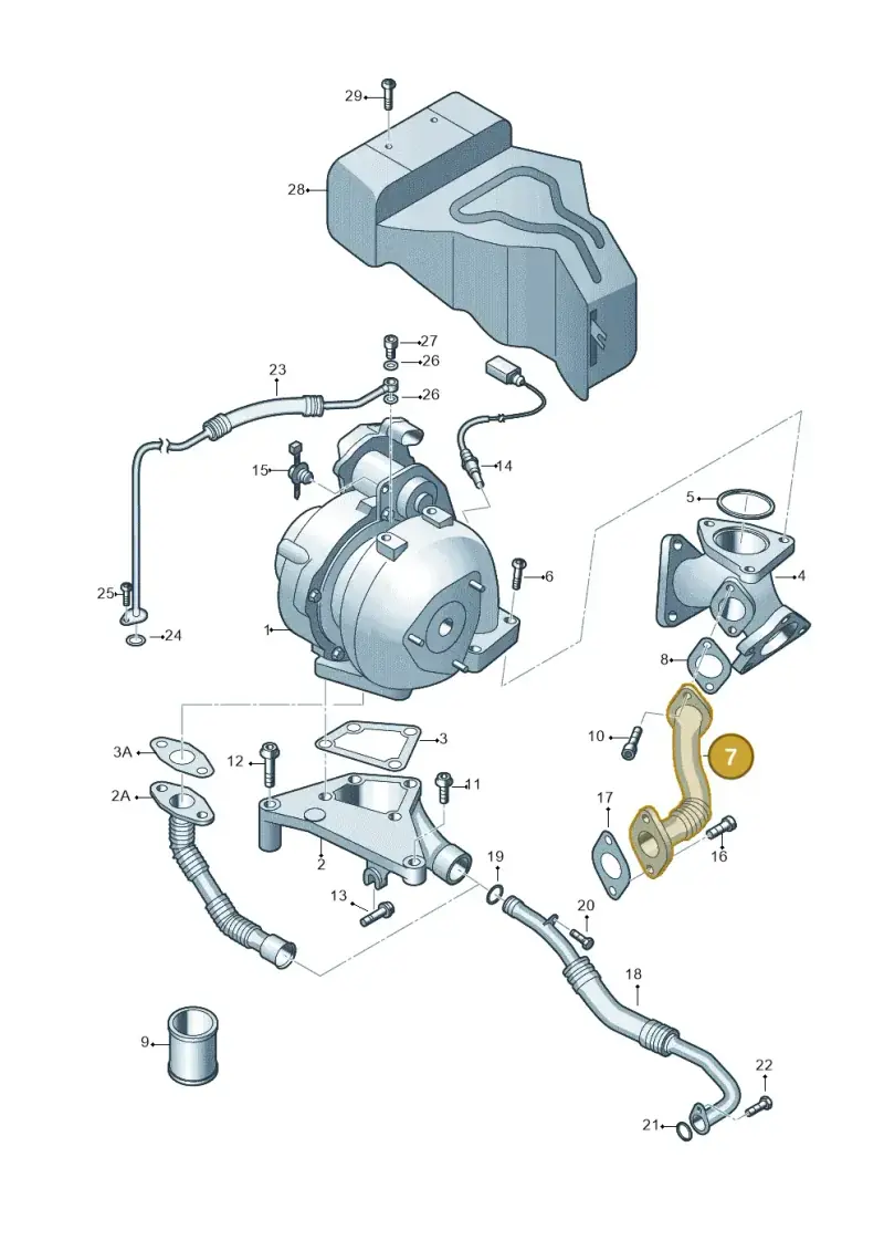 059131525AF — Audi A4/S4 Cabrio./qu. 07> (2006-) diagram 291145200, position 7