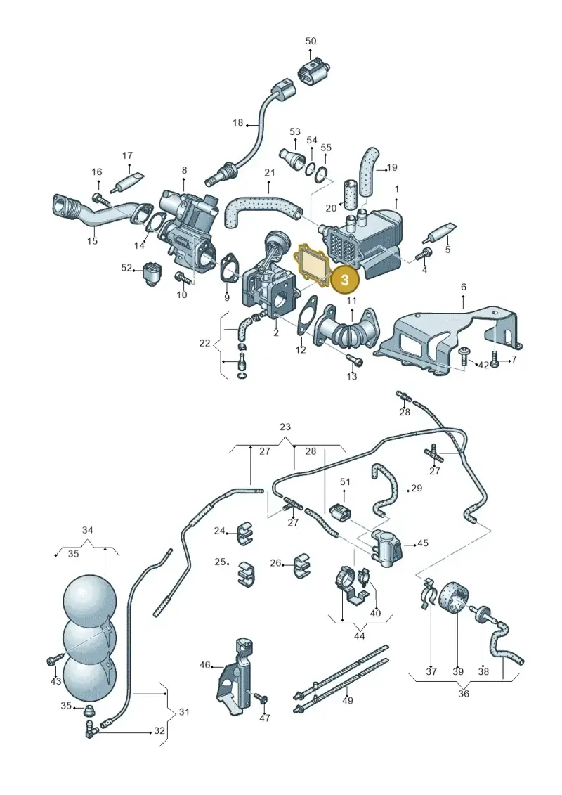 059131547C — Audi A5/S5 Coupe       08> (2007-) diagram 620131500, position 3