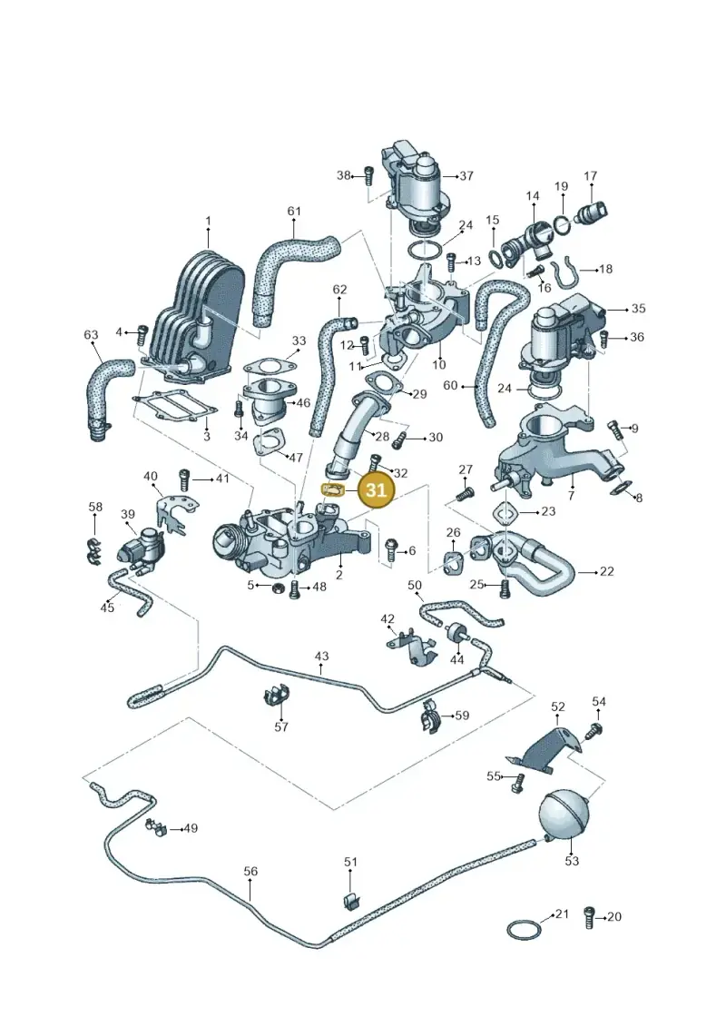 059131797H — Audi A8/S8/qu. lang    08> (2007-) diagram 291131120, position 31