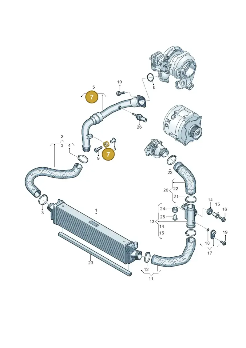 059131887B — Audi A6 2.0 (2018-) diagram 435145650, position 7
