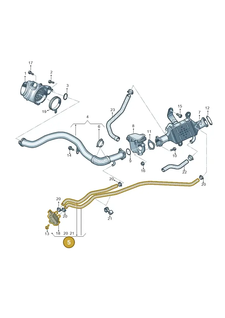 059131960P — Audi Q8 Quattro 3,0 (2018-) diagram 897131450, position 5