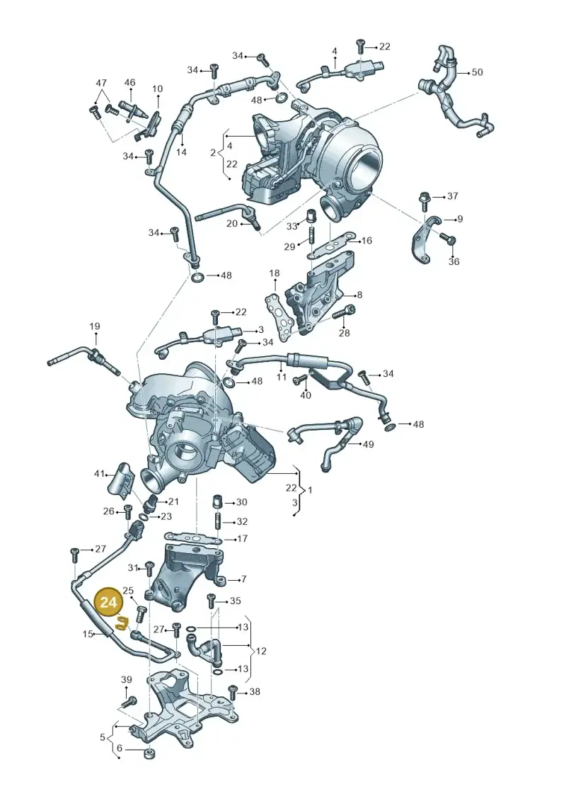 059145119C — Audi Q8 Quattro 3,0 (2018-) diagram 859145360, position 24